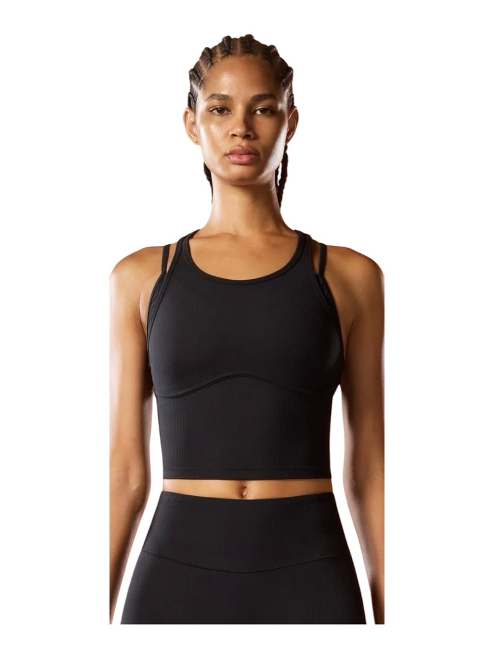 Stretch Your Story ButterEase Layered Longline Bra Size Med NWT